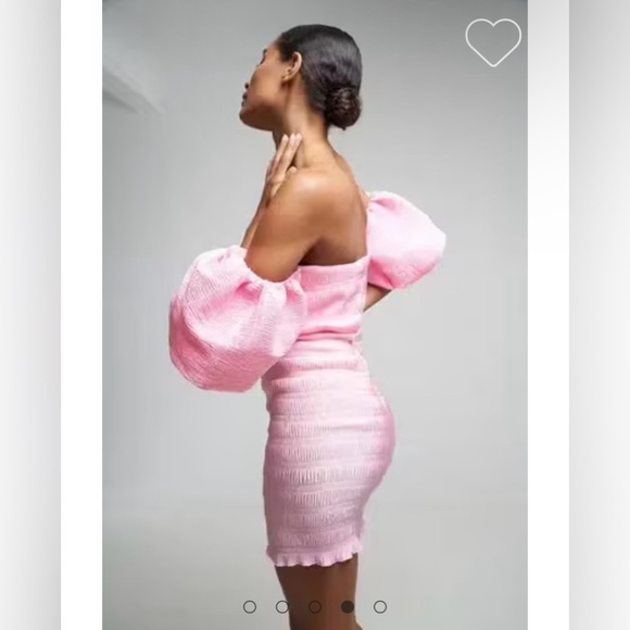 L'IDEE Art Deco Mini Dress in Lipstick - Picture 6 of 13